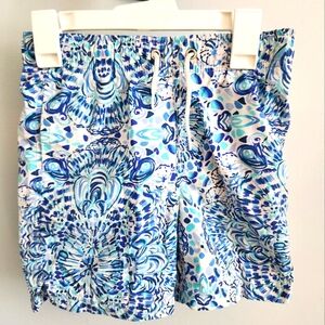 Blue Patterned Lilly Pulitzer Boys Shorts